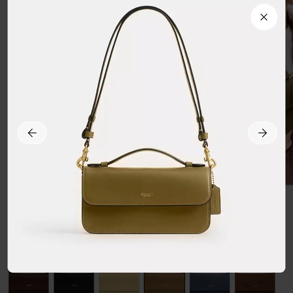 Coach Handbags - Coach Olive Leather Crossbody Bag